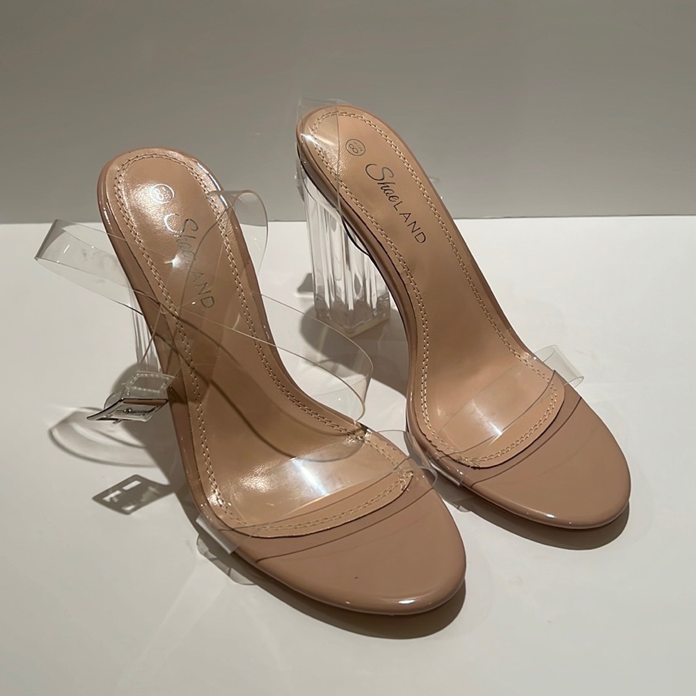 Clear High Heel Sandals